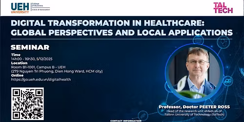 T\u1ecda \u0111\u00e0m \u201cDigital Transformation in Healthcare: Global Perspectives and Local Applications\u201d