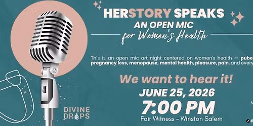 HERStory Speaks: An open mic night for Women's Health