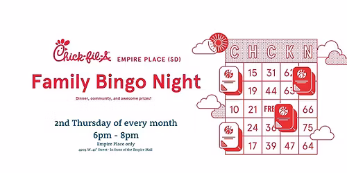Family Bingo Night | Chick-fil-A Empire Place