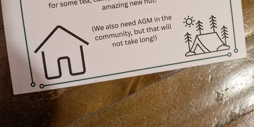 Unofficial scout hut opening