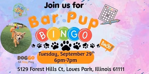Bar Pup Bingo
