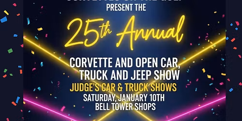 25th Annual Corvette and Open Car, Truck & Jeep Show