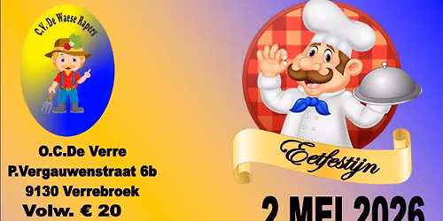 Eetfestijn cv de Waese rapers + overwinning bal van de Regerende