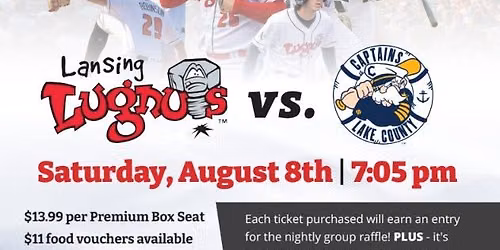 Lansing Lugnuts WL Trojans Night Out