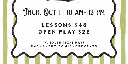 Morning Mahjong ft. South Texas Mahj