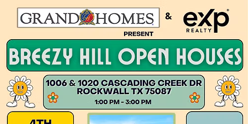 BREEZY HILL - APRIL OPEN HOUSE TOURS