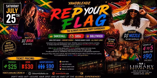 REP YOUR FLAG-The Ultimate Cultural Party Experience