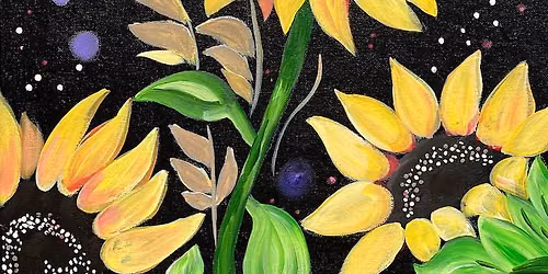 Shining Sunflowers - Paint and Sip at One North East Lansing