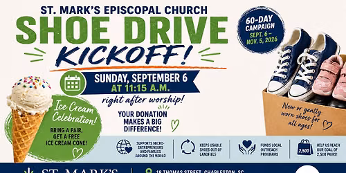 St. Mark's Episcopal Church Shoe Drive Kickoff