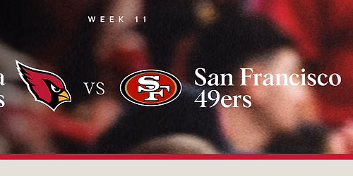 San Francisco 49ers at Arizona Cardinals at State Farm Stadium