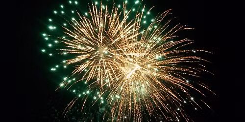 Familienfeuerwerk am Zempiner Strand