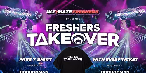 FRESHERS TAKEOVER SURREY 2026 \u26a1\ufe0f Sold Out 15 years Running! \ud83d\udc55 FREE T-Shirt with Every Ticket! 