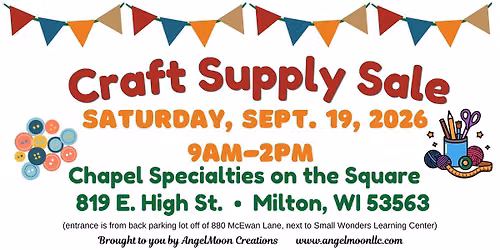 Craft Supply Sale