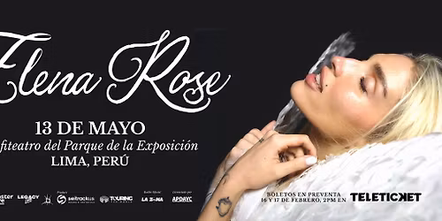 Elena Rose En Lima 2026