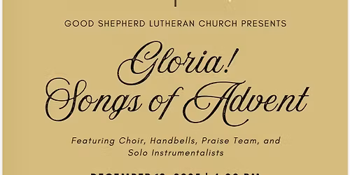 Gloria! Songs of Advent