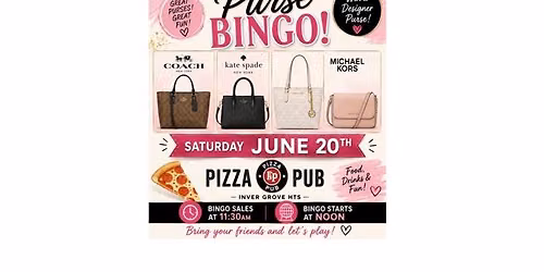 Spartan end zone purse BINGO 