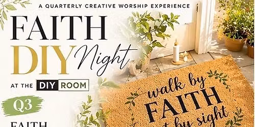 \u2728 Faith DIY Night at The DIY Room - Doormat Workshop\u2728