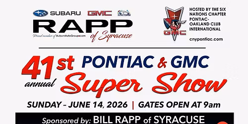 Pontiac & GMC 41st Super Show