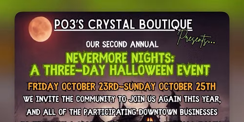 Nevermore Nights: A Three-Day Halloween Event