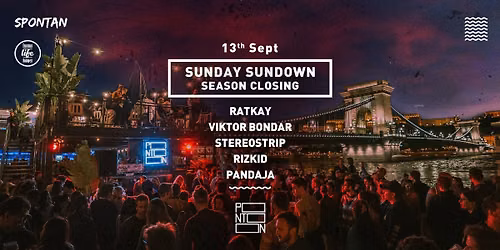 Sunday Sundown by ELB & Spontan ~ Season Closing @Pontoon ~ 13 Sep ~ Free entry