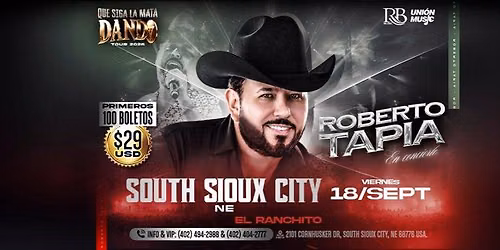 ROBERTO TAPIA EN SIOUX CITY