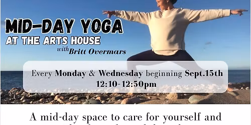 Mid-Day Yoga with Britt Overmars (Every Monday & Wednesday)
