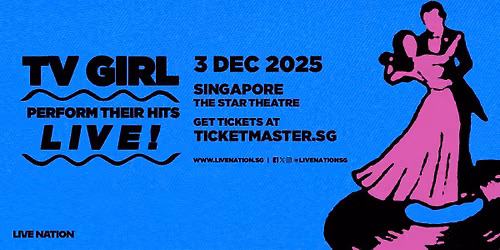 TV Girl Perform Their Hits Live in Singapore