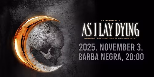 AS I LAY DYING \u2605 BARBA NEGRA