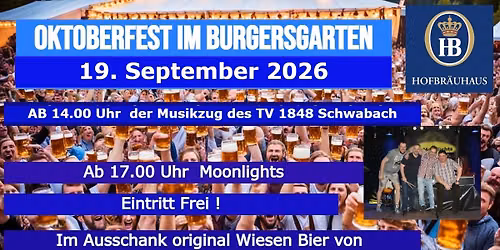 Oktoberfest mit den Moonlights