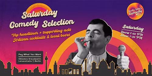 English stand-up: Saturday Comedy Selection 03.10.26