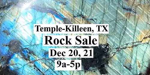 Gem Amethyst Rock Fossil Sale Dec 20, 21 (9am - 5pm) - (Temple-Killeen, TX)