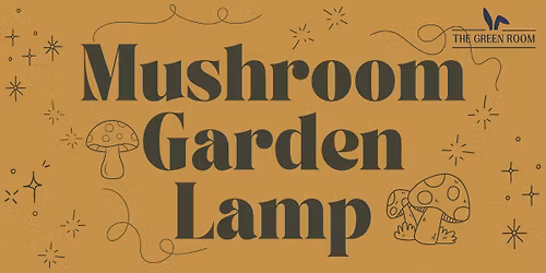 Make a Mushroom Garden Lamp