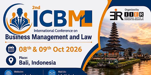 2nd International Conference On Business Management and law (ICBML-2026)