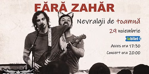 🎙️Fără Zahăr – nevralgii de toamnă @Rockstadt BRAŞOV