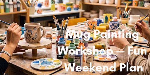 Mug Painting Workshop Fun Weekend Plan