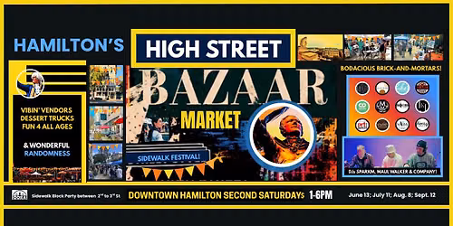 Hamilton\u2019s High Street BAZAAR (Sept. 12)