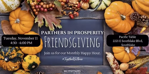 Friendsgiving Happy Hour