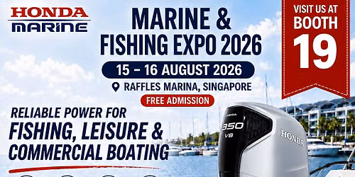 Marine & Fishing Expo @ Raffles Marina