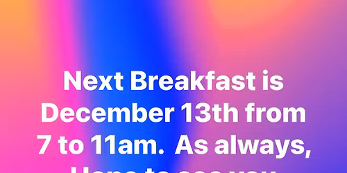 Auxiliary and Sons Monthly Breakfast