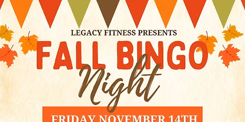 Fall Bingo Night