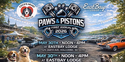 Paws & Pistons Car Show\/ Dog Adoption Event