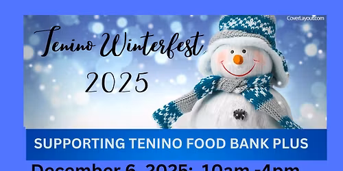 Tenino Winterfest 2025 Supporting Tenino Food Bank Plus