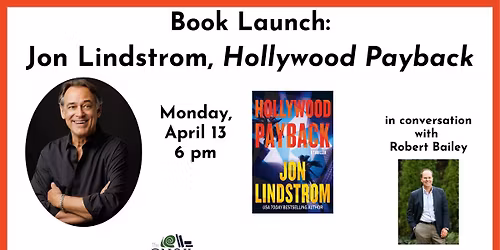 Book Launch: Jon Lindstrom in conversation with Robert Bailey