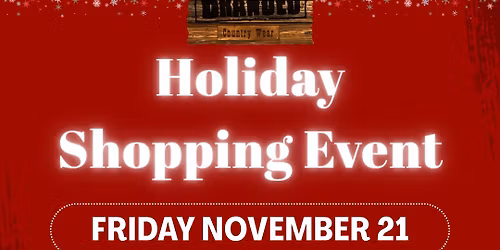 Holiday Shopping Event