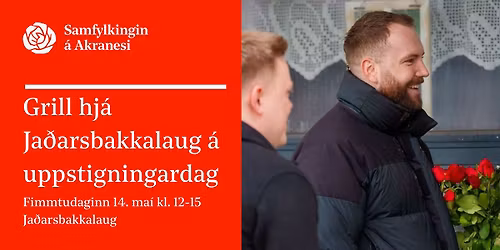 Grill hj\u00e1 Ja\u00f0arsbakkalaug \u00e1 uppstigningardag