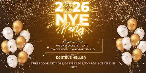 NYE @ TYACKS HOTEL