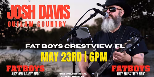 Josh Davis | LIve Country Music | Fatboys -Crestview, FL