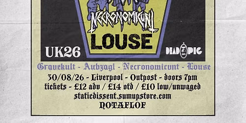 GRAVEKVLT (FR) \/\/ AUBZAGL \/\/ NECRONOMICUNT \/\/ LOUSE