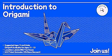 March Break Kids Origami Workshop | Ottawa | Ages 6\u201312