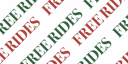 FREE RIDES NEW YEAR'S EVE